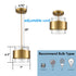 Modern Brass Kitchen Pendant Light Adjustable Hanging Light